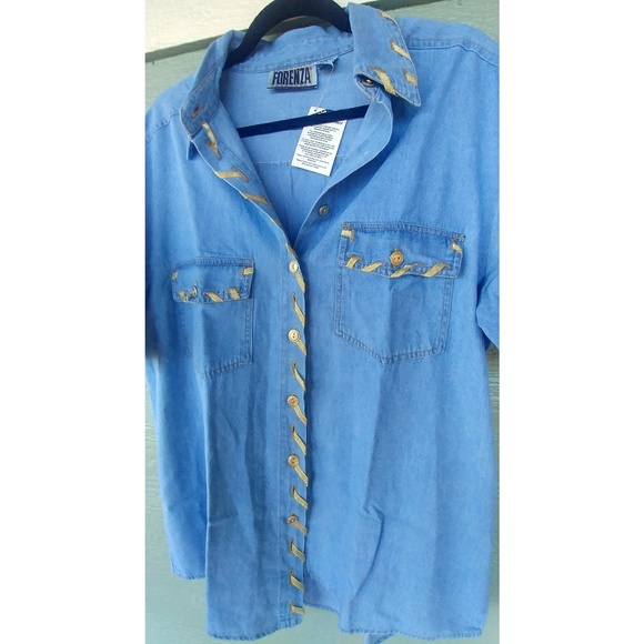 NWT VINTAGE Forenza 80s 90s Oversized Top - Picture 3 of 7